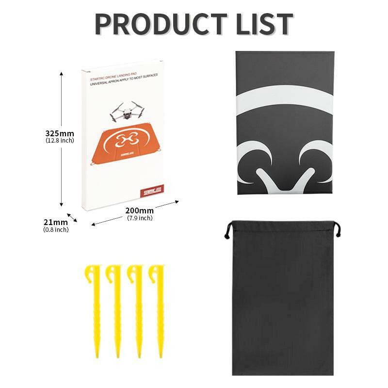 STARTRC Square Cardboard Drone Parking Apron 55cm - Tech Trove Essentials 